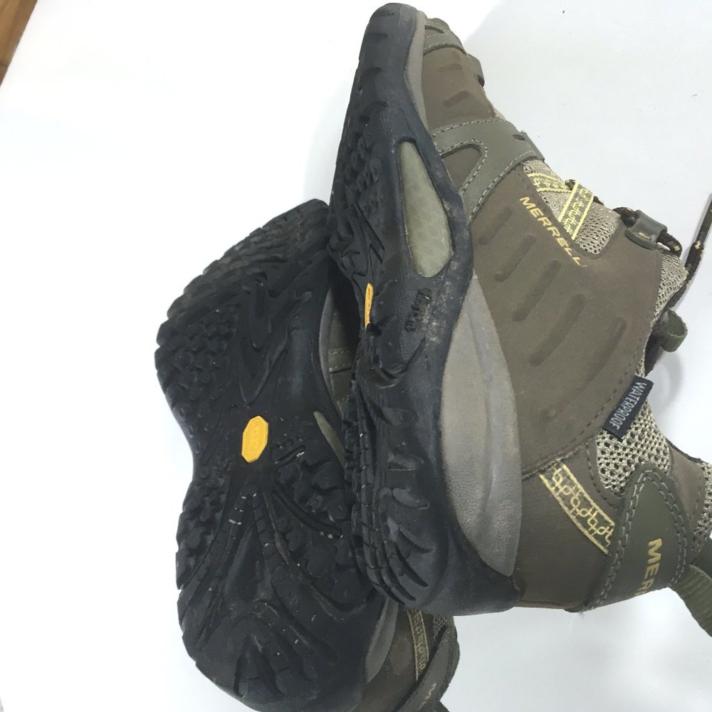 Merrell Siren Sport 2 Waterproof Hiking Shoes Womens Size 7.5 Brindle Brown Gray - Picture 8 of 10